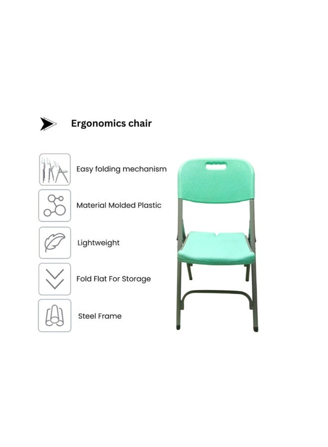 صن بوت كوميرس طقم مكون من قطعتين كراسي قابلة للطي - لون أخضر نعناعي - Image 2